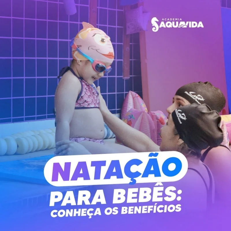 Natação para bebê em Taubaté