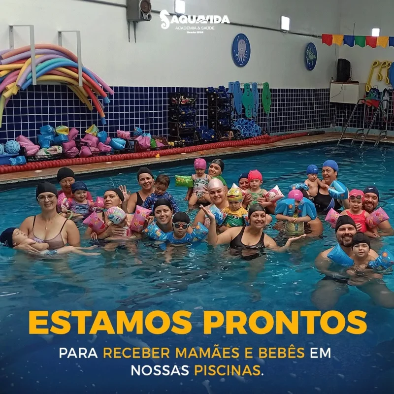 Natação para bebê em Taubaté